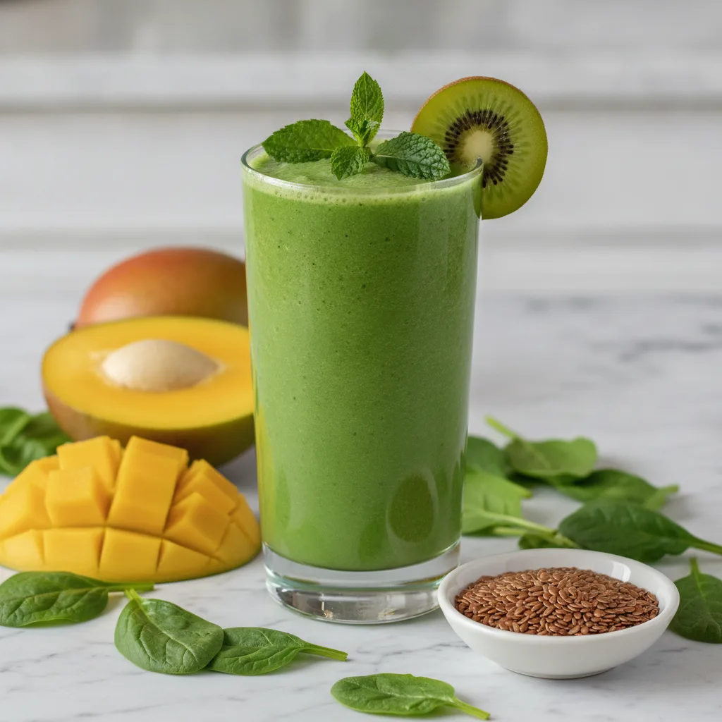 Green collagen smoothie